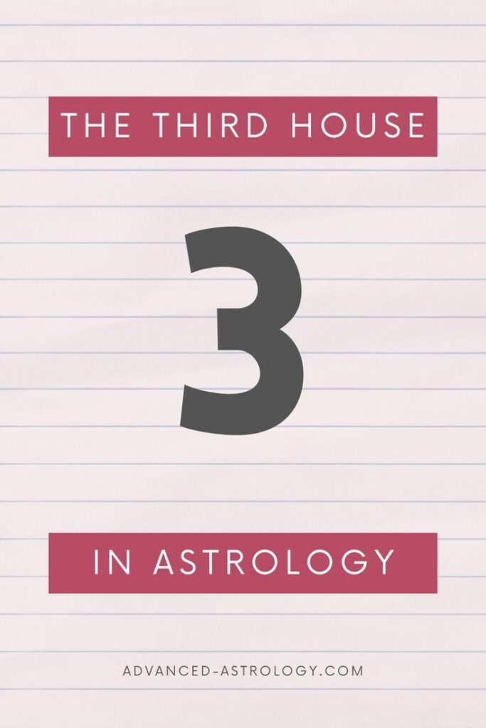 third house in astrology