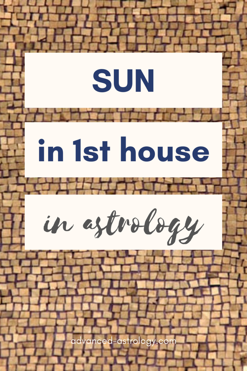 sun in first house vedic astrology