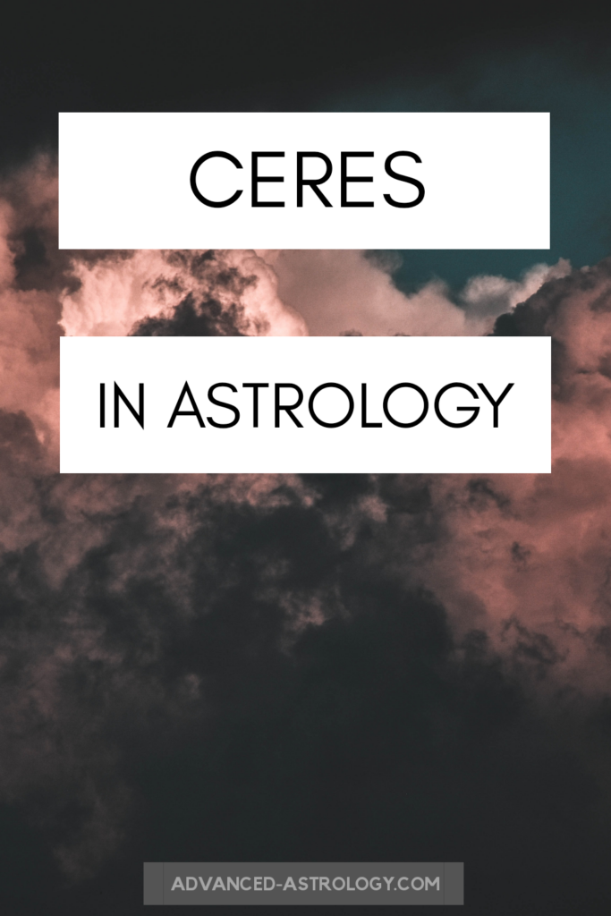 Ceres in synastry signs houses
