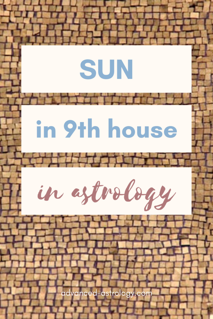 sun in 9th house