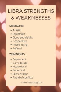 Libra strengths and weaknesses