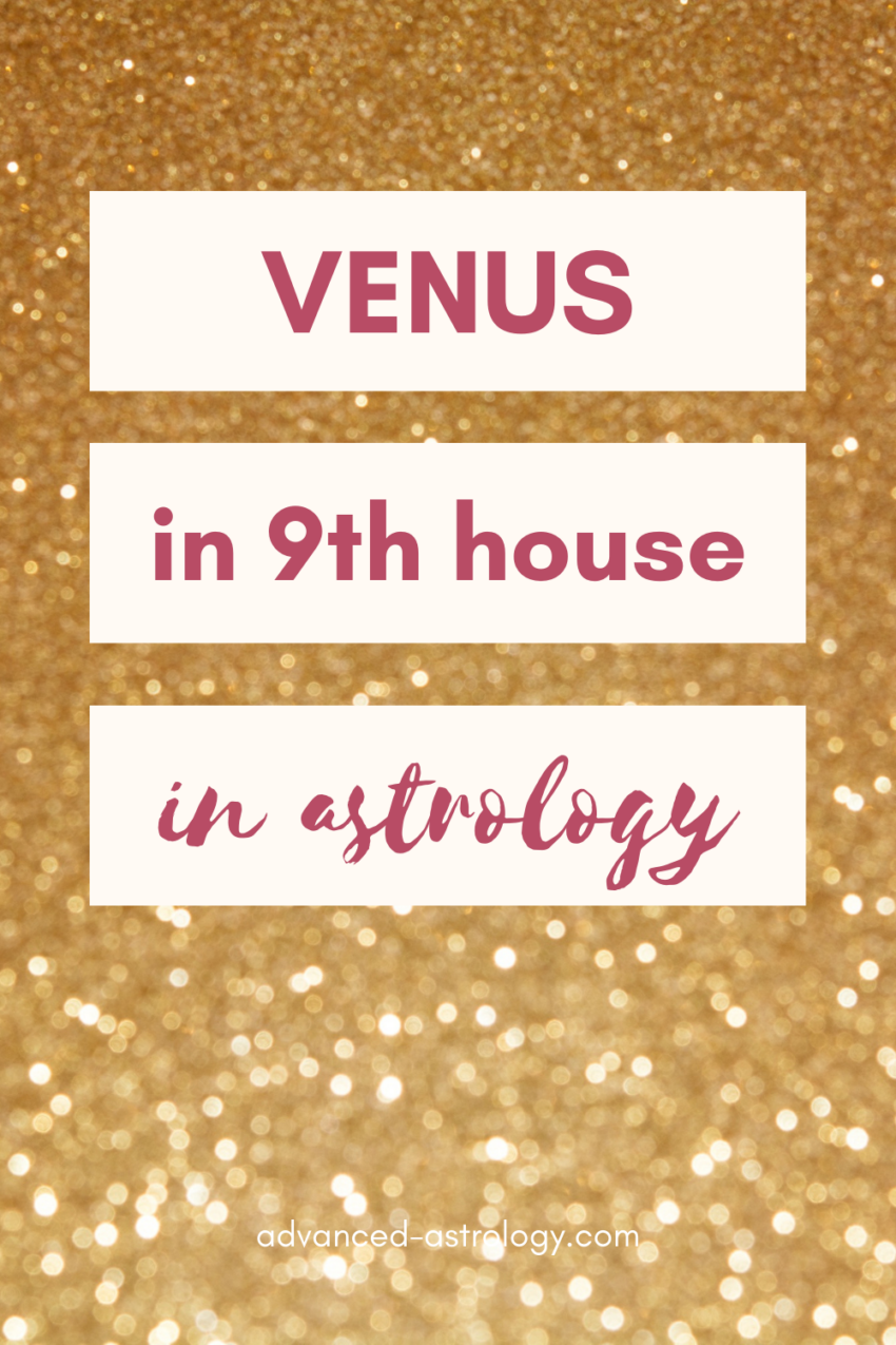 venus in 9th house meaning