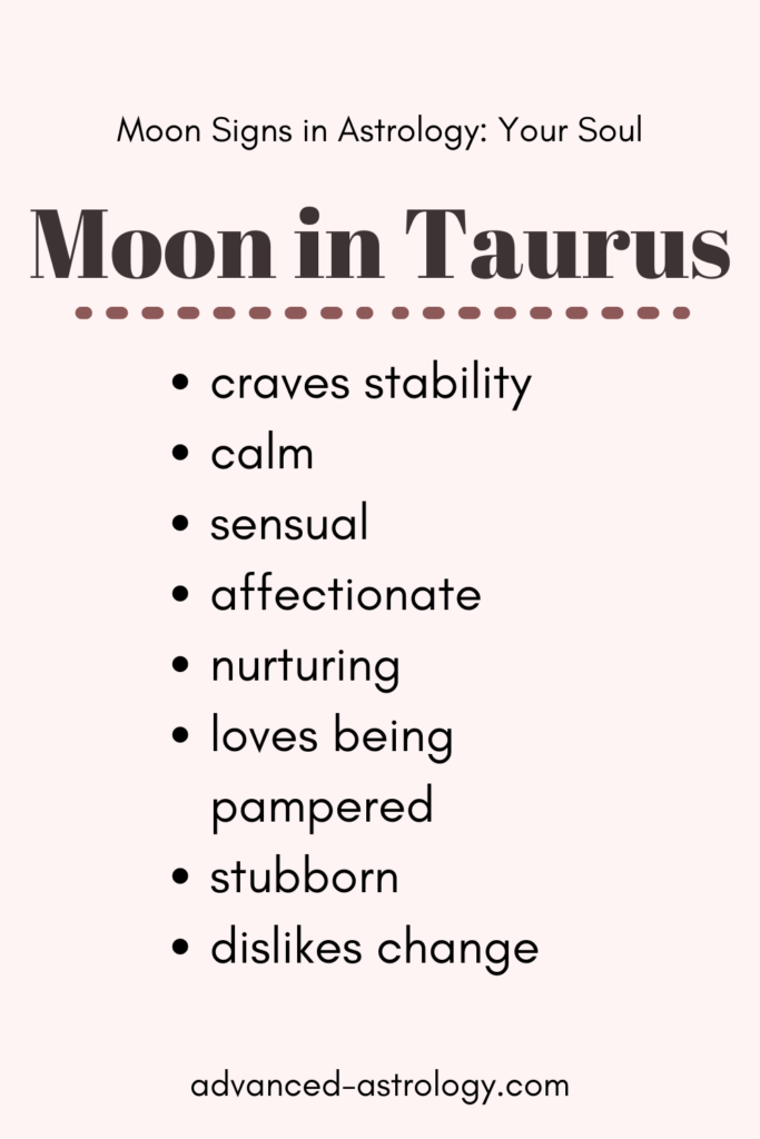 moon in taurus