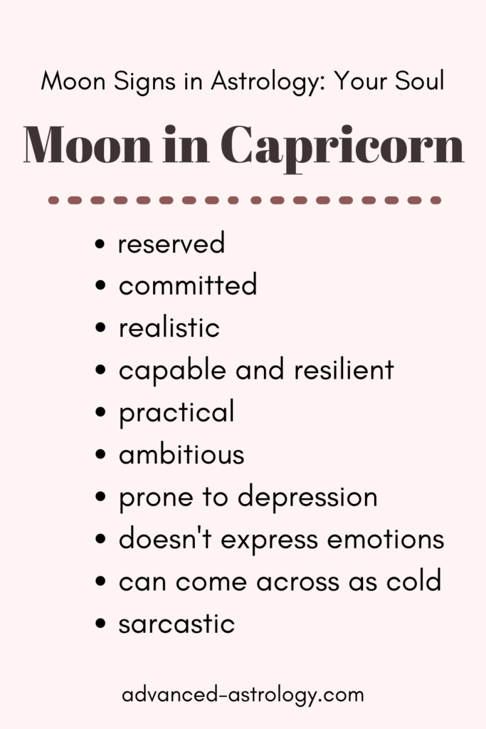 moon in capricorn