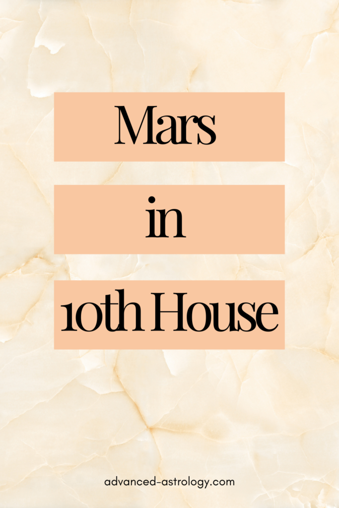 mars in tenth house
