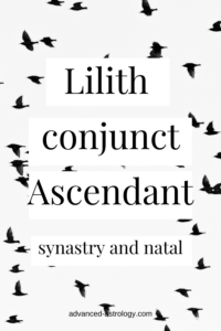 astrology natal chart sun conjunct lilith