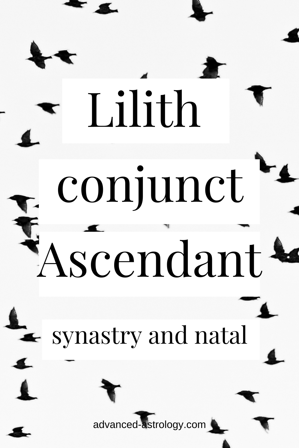 Lilith Conjunct Ascendant Natal and Synastry Meaning in Astrology