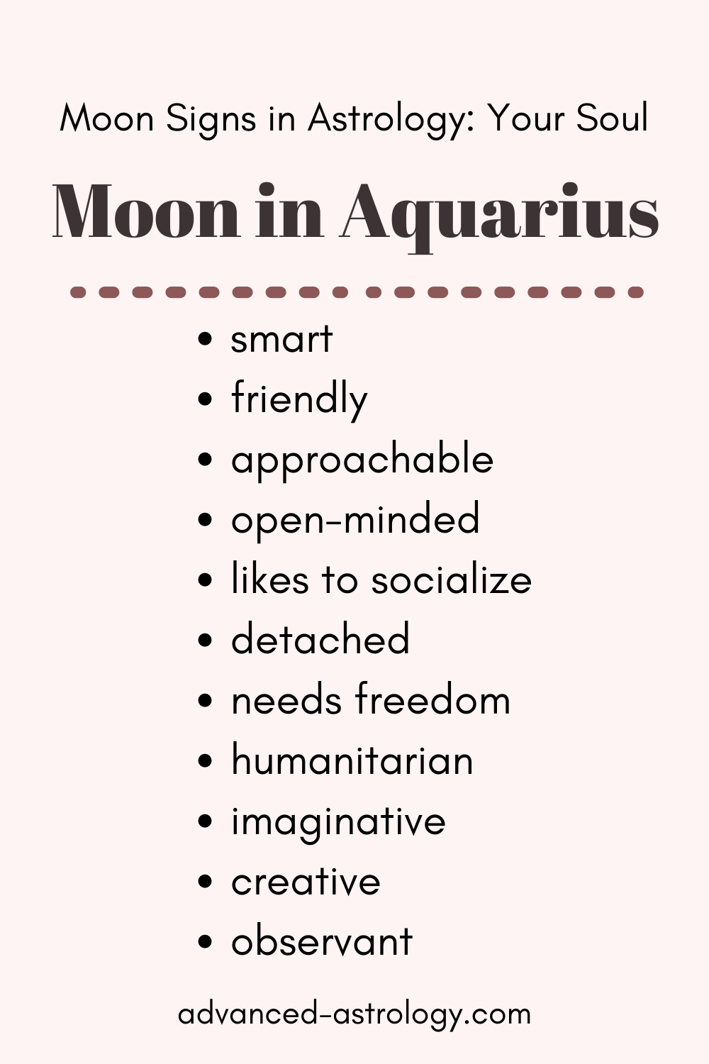 Moon In Aquarius 