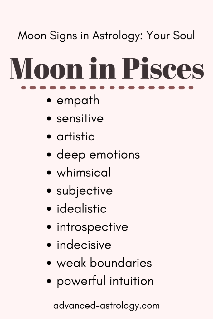 Natal Moon in Pisces The Ultimate Guide