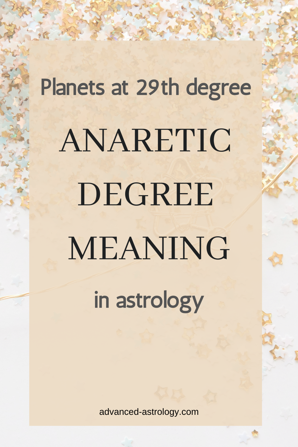 29 degree astrology fame