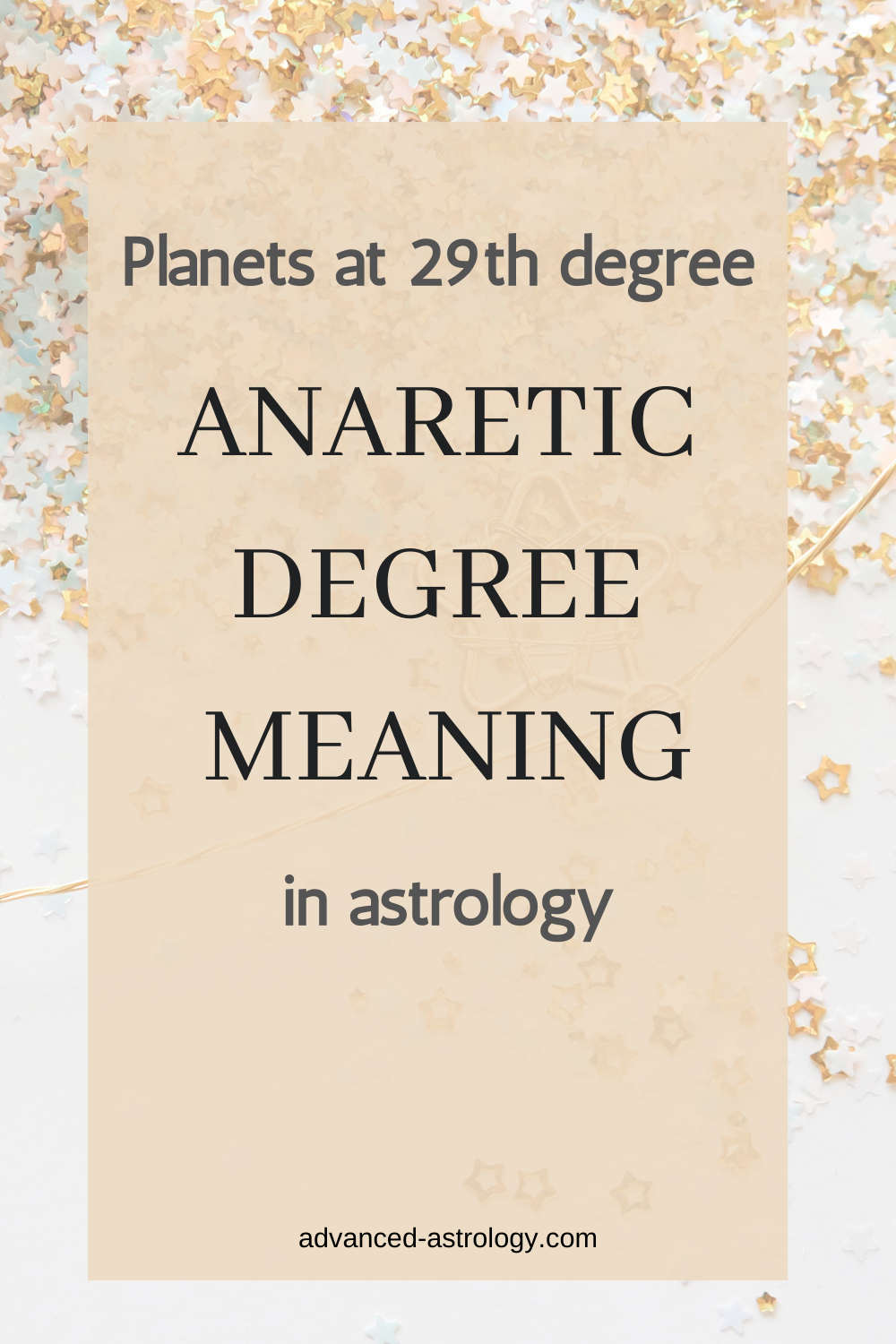 define degree meanings in astrology