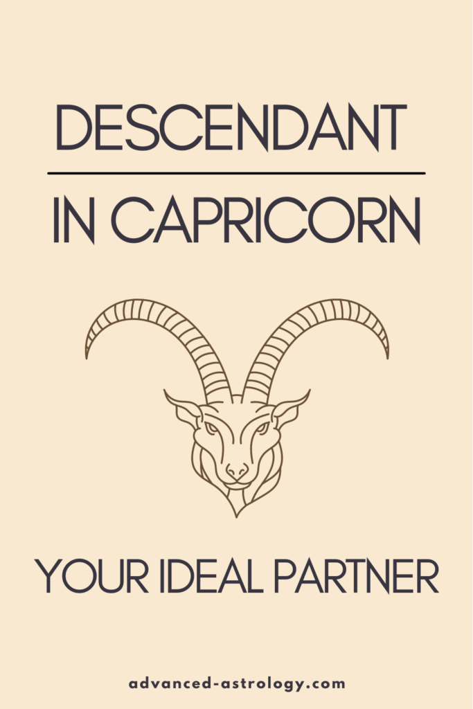 descendant in Capricorn