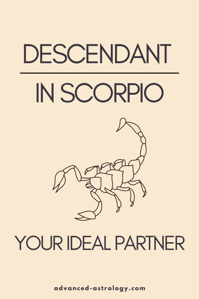 descendant in scorpio