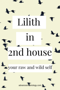 Lilith in 2nd house