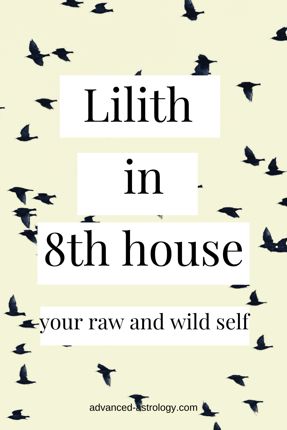 Black Moon Lilith in 8th House Meaning in the Natal Chart - Astrology