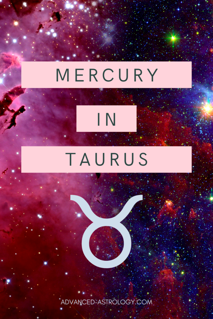 Mercury in Taurus
