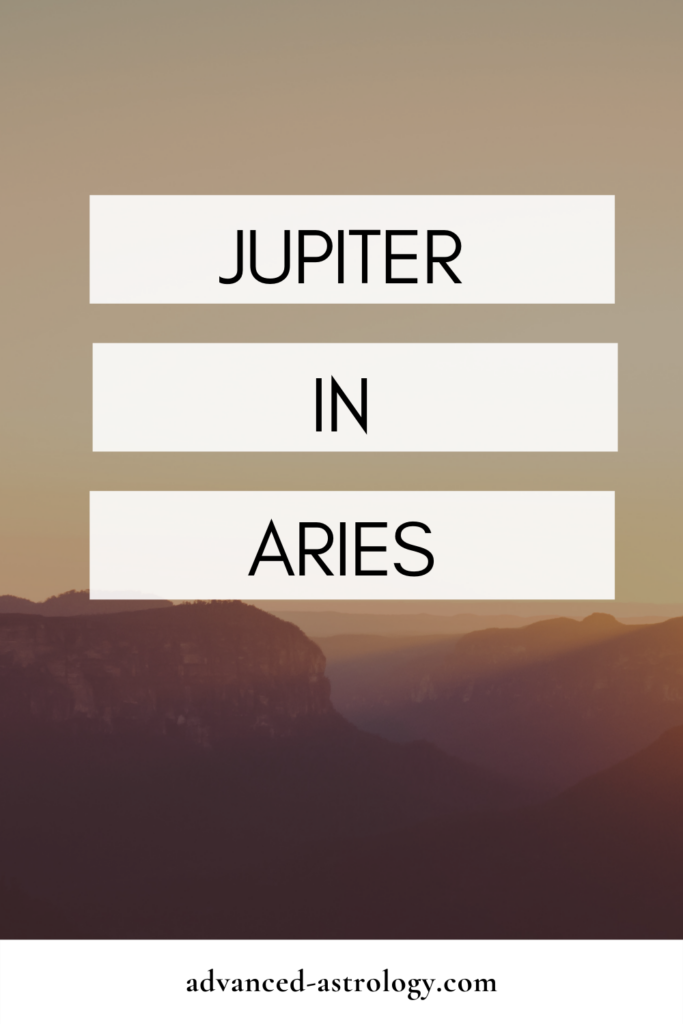 Jupiter in Aries