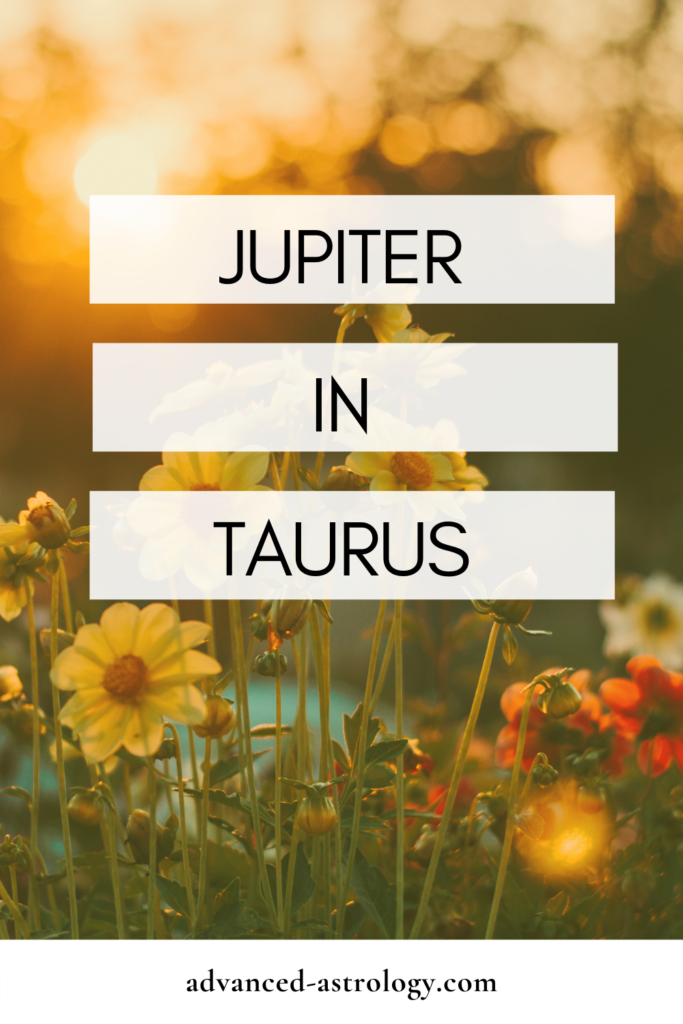 Jupiter in Taurus