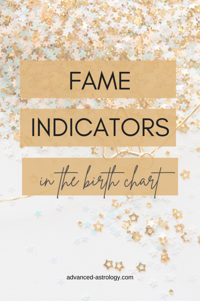 fame indicators in the birth chart