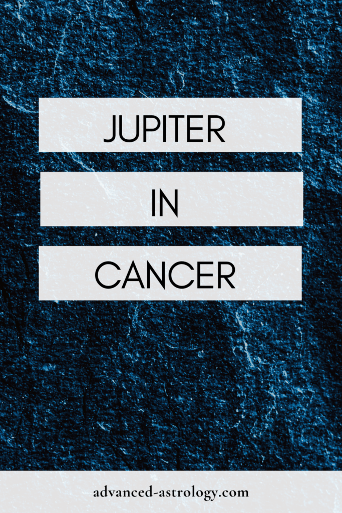 Jupiter in Cancer