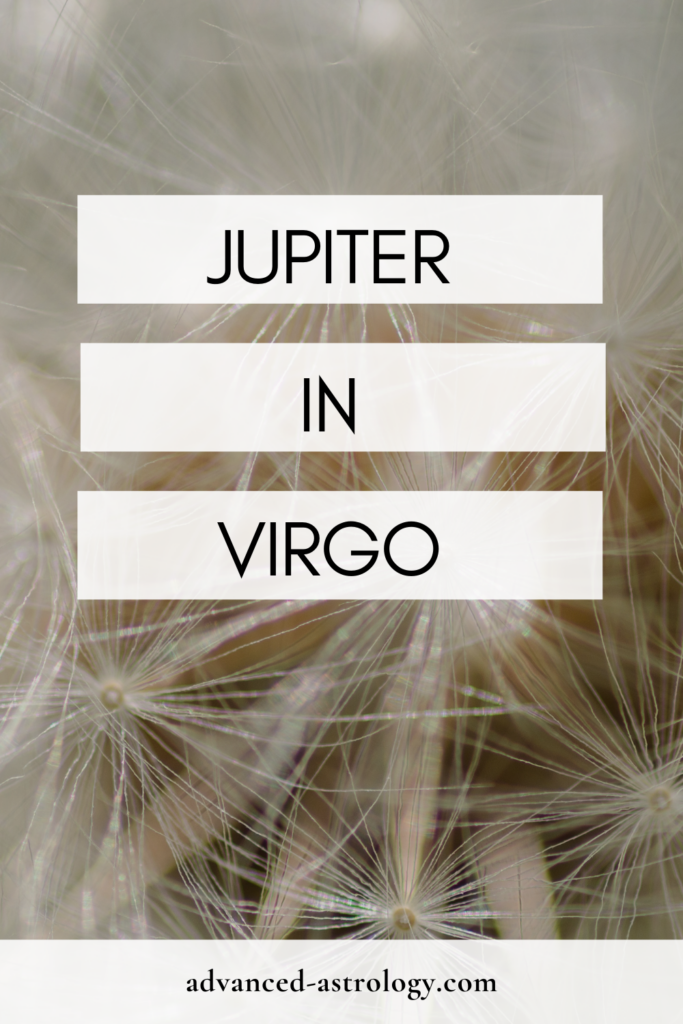 Jupiter in Virgo