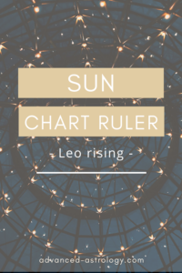Sun chart ruler planet