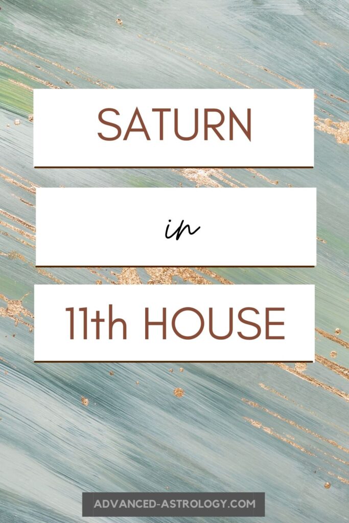 saturn in eleventh house