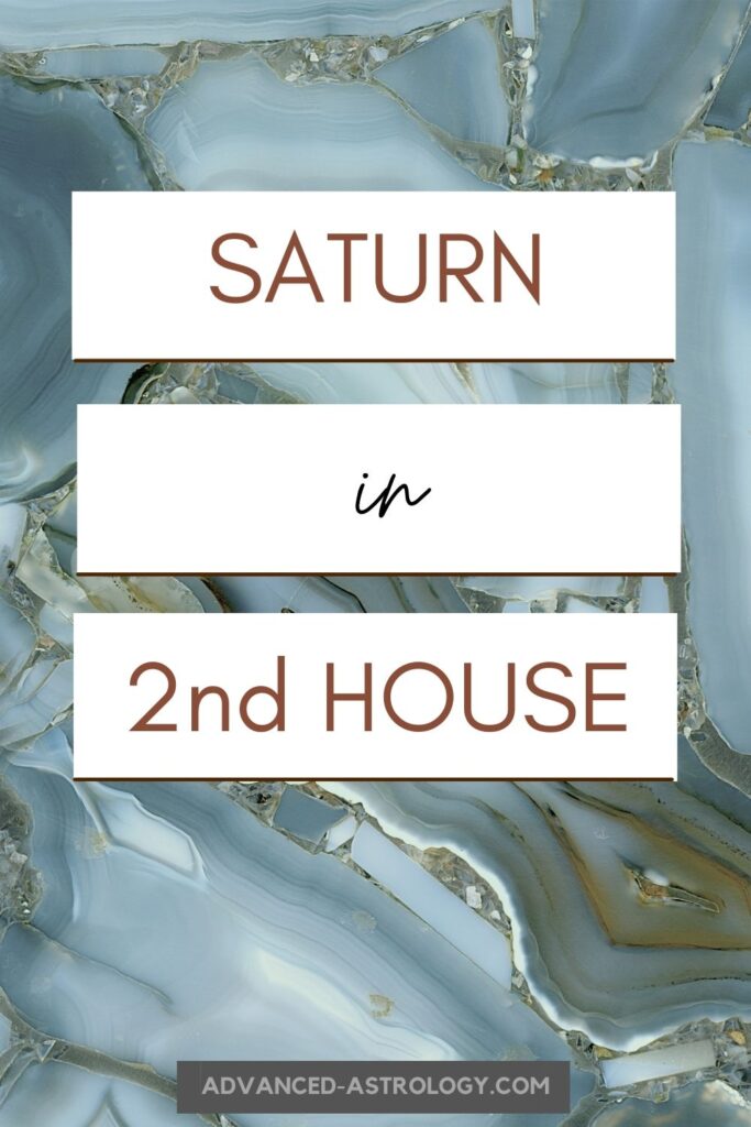 Saturn in 2nd house