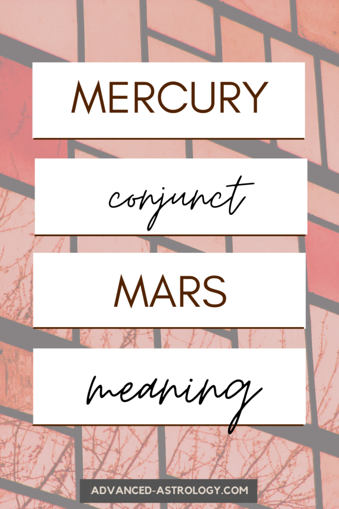 mercury conjunct mars