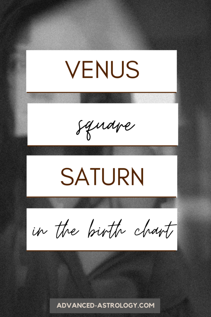 venus square saturn