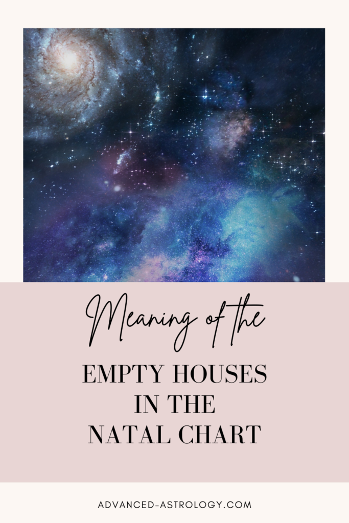 6th house empty in astrology