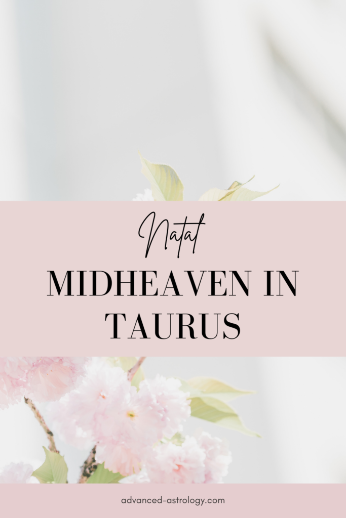 midheaven in taurus