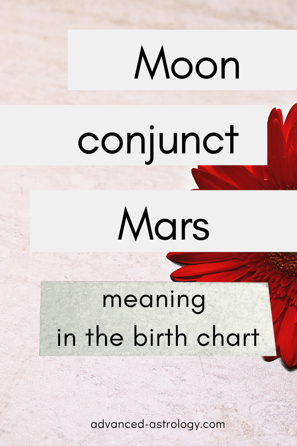 Moon Conjunct Mars Natal Aspects Meaning Astrology