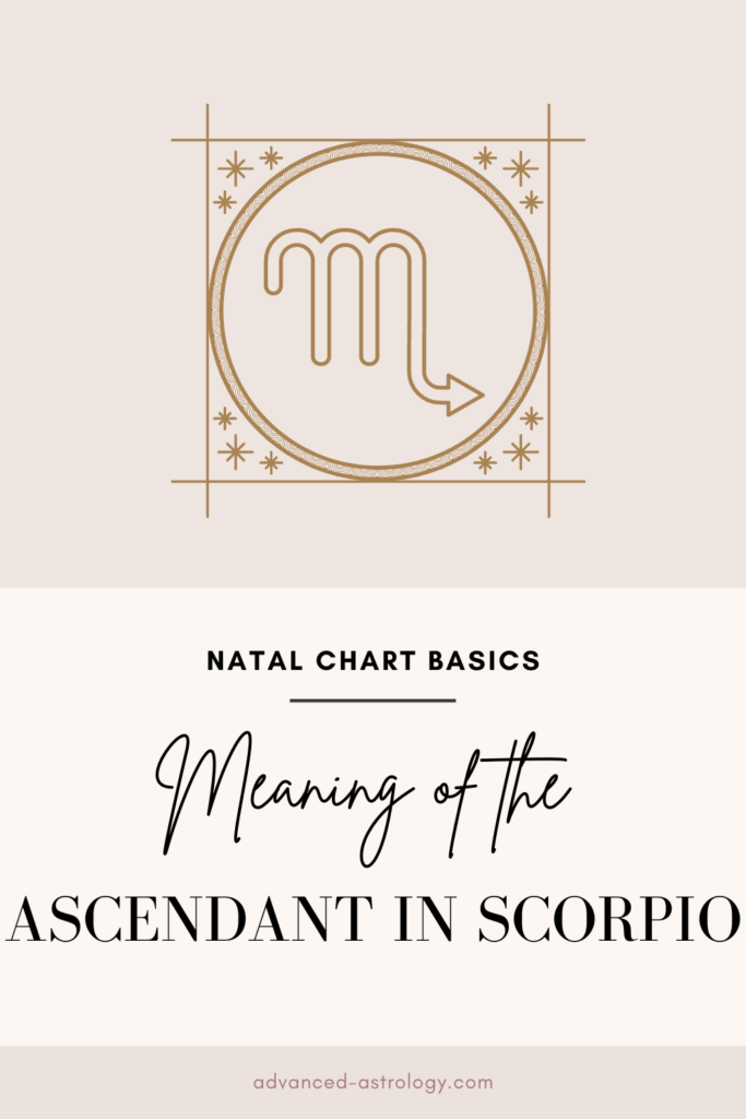 scorpio rising
