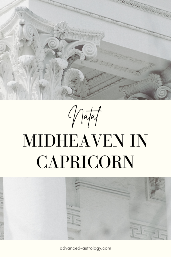 Midheaven in Capricorn