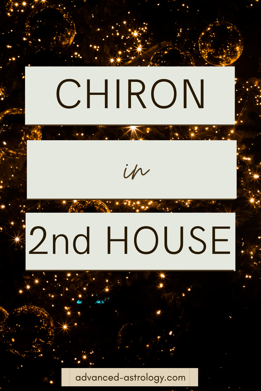 Chiron in 2nd House Natal - Astrology