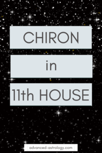 Chiron in 11th house