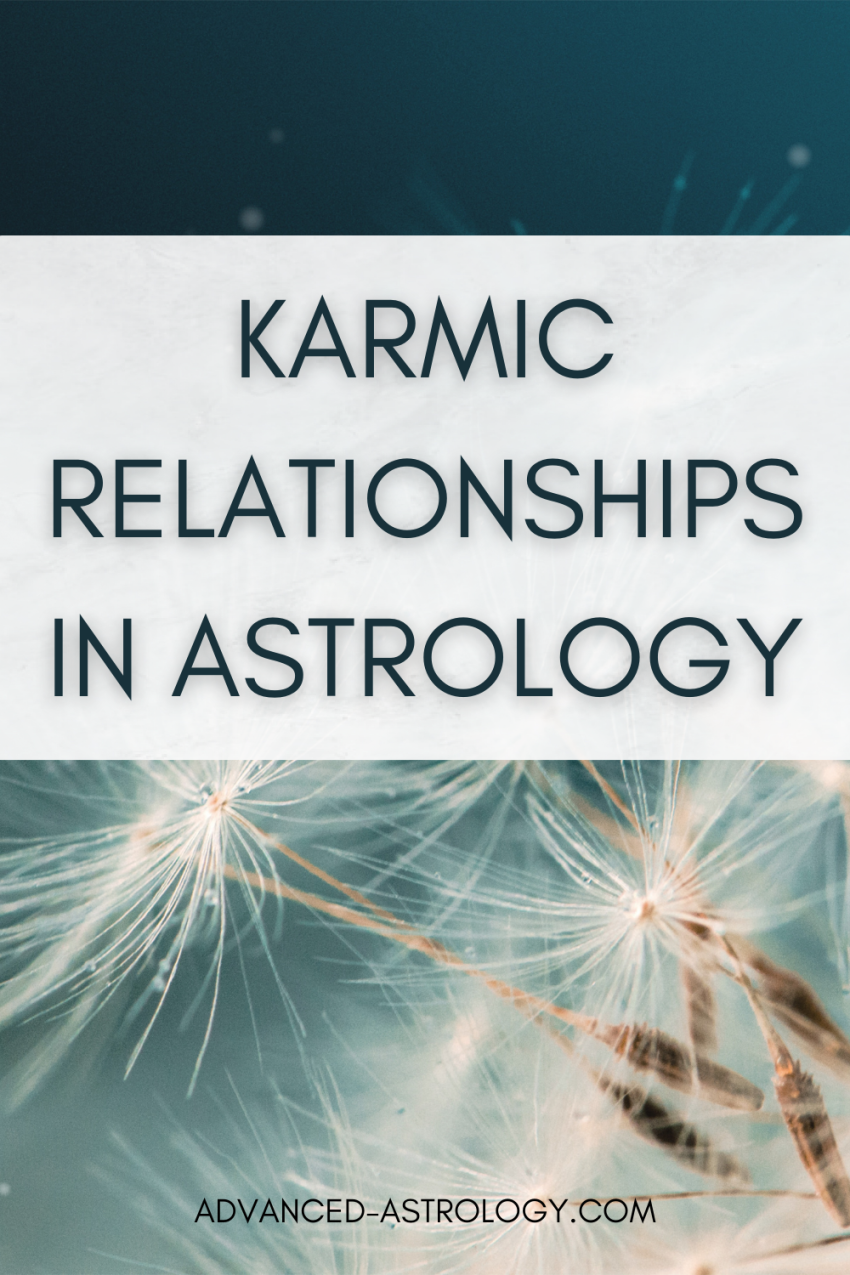 Past Life Indicators in Synastry and Karmic Relationships in Astrology