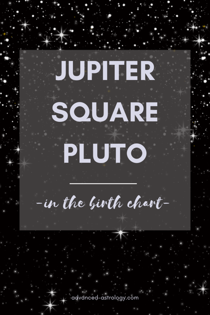 jupiter square pluto natal