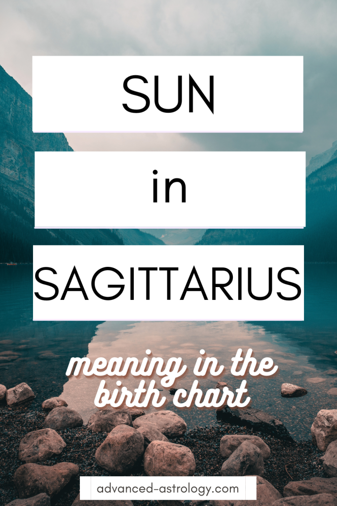 Sun in Sagittarius