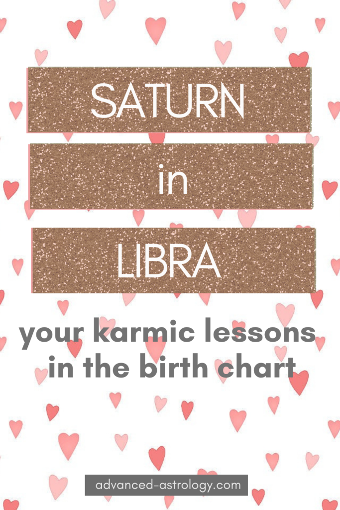 Saturn in Libra