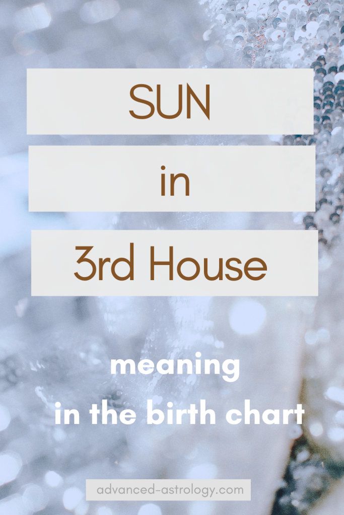 Sun in third house