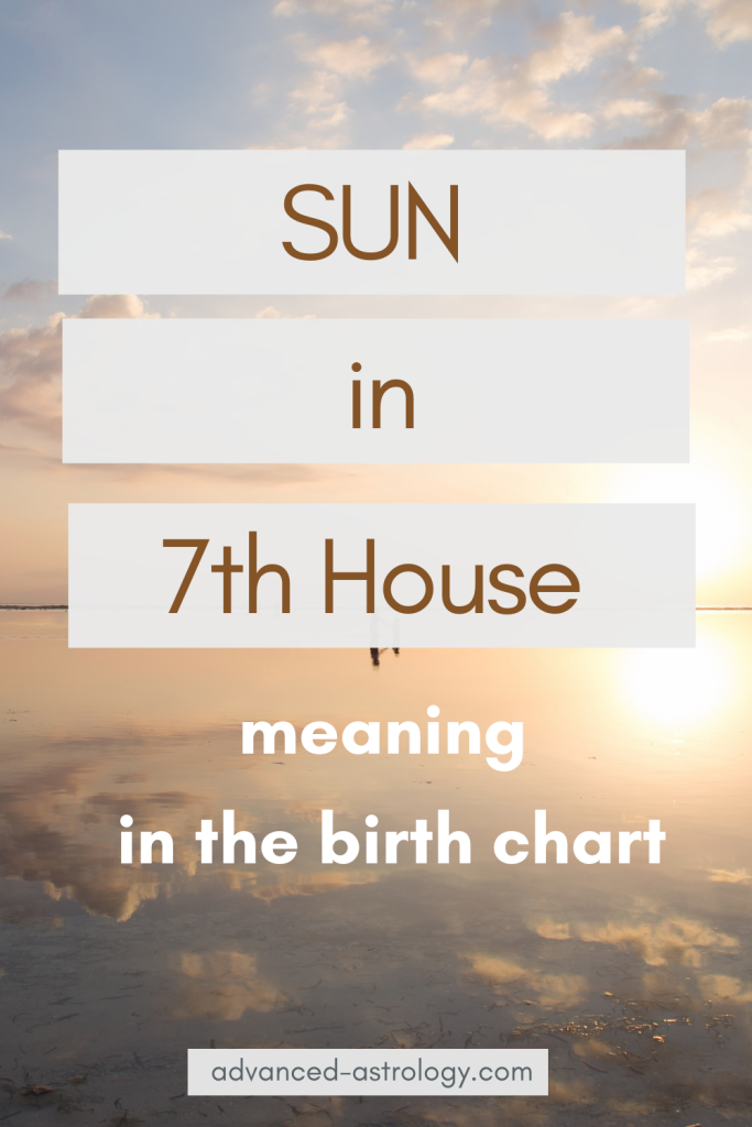 Sun in 7th house natal