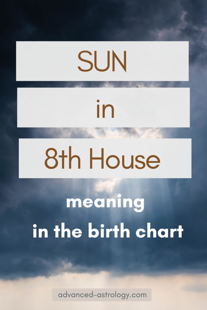 Sun in 8th house