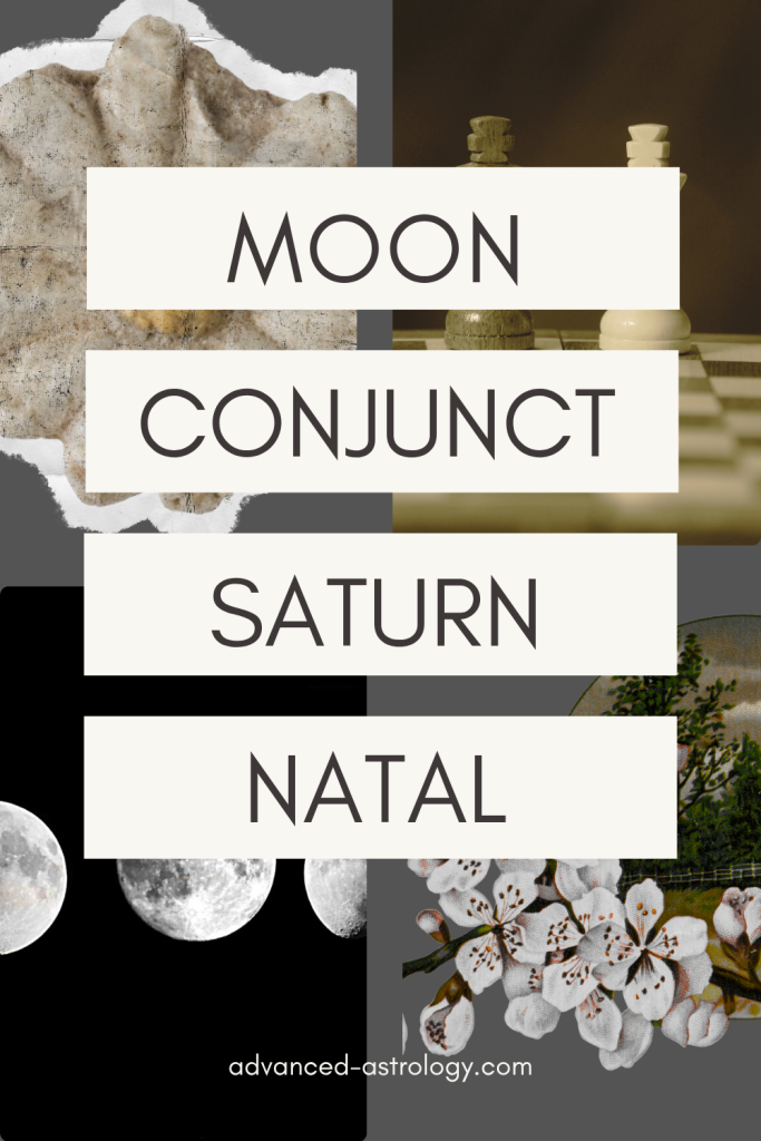 Moon conjunct Saturn